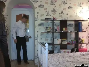 Home teenager fuckfest with a throatful