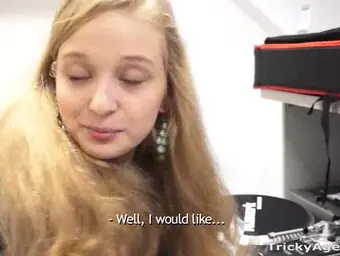 Her very first porno audition flick