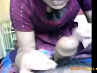 Watch this Indian girlfriend cheat on her cuckold husband with a hot Asian lover