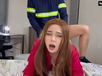 Ahri Suu & Maxsolid get messy and messy with each other's ample peckers in a molten housewife sequence (Part two)