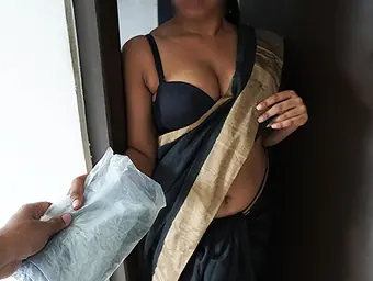 HotSaree, the mischievous Sri Lankan Sinhala hook-up schoolteacher, gets her large fun bags penetrated by a delivery stud while her spouse is