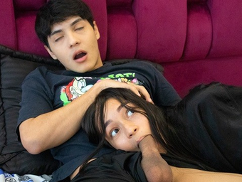 Stepbro & stepsis share steamy latina sex with Lil_Timy