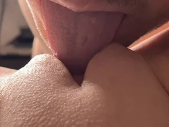 Cherry_Ice's pussy gets licked and fingered until she orgasms in POV