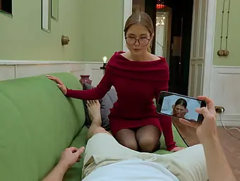 Observe Leo Dee and Skye Youthfull get their cock-squeezing beavers opened up by Humungous Hard-on