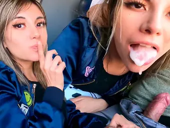 Chilena Incognita's Bus Rail: Nailed & Nutted on her Seats