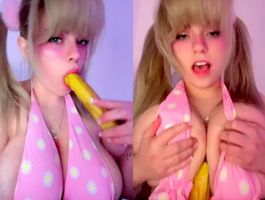 Watch Sabrina Banks get her banana tits drilled in a hardcore threesome