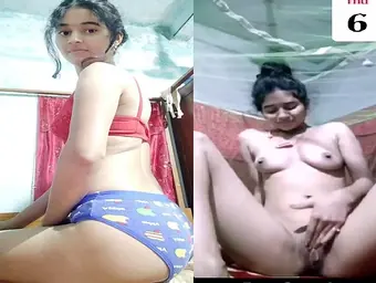 Indian teen's first time fingerblasting on a flick call