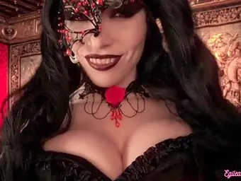 Watch Egilea ASMR Vampire & her sexy partner get naughty in