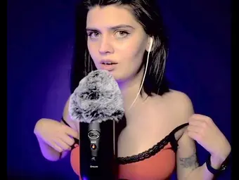 ASMR view of kinky Leaked Martha Scraping with no bra
