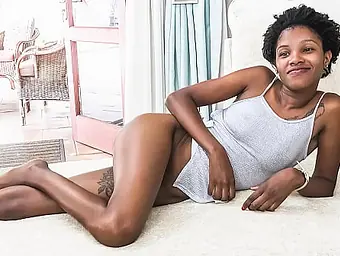 Fatima Azewa's first ever audition with her skinny, tattooed body getting pounded by a sleazy producer