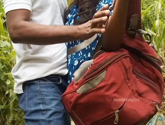 Horny Sinhala College Girl HansiNangiya Gets Her Tight Pussy Pounded Hard in Wild Outdoor Fucky-fucky
